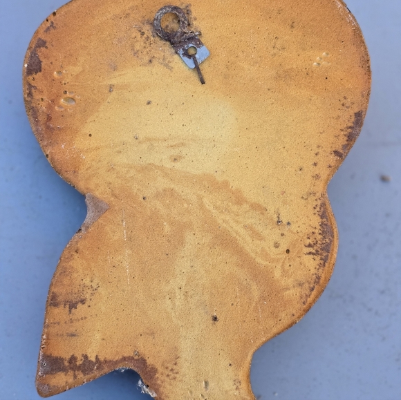 Vitnage 1970s Plastic Wall Hanging Owl 8" Tall - Picture 2 of 3